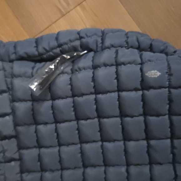 FP Movement by Free People Quilted Shoulder Bag in Dark Gray - Picture 3 of 5